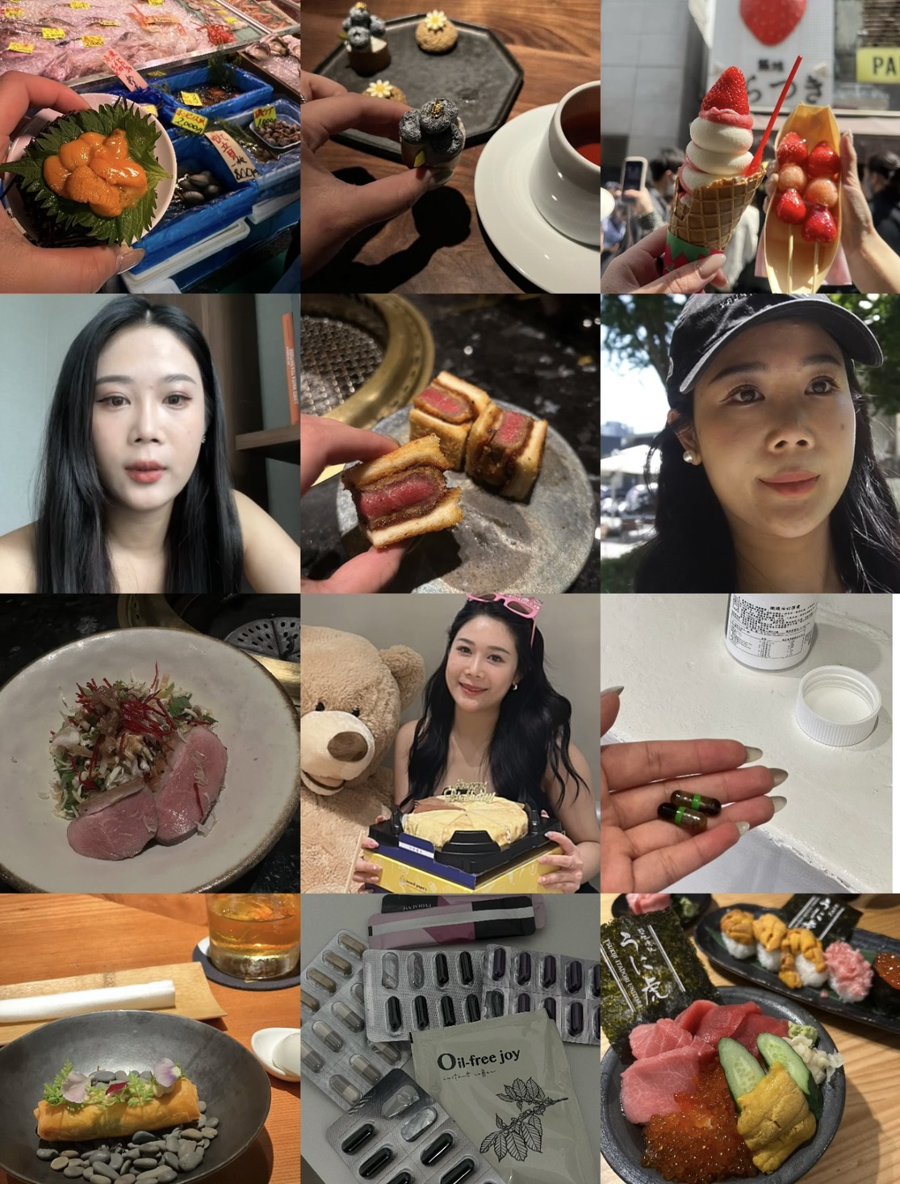 手機相簿：我和美食的合照牆